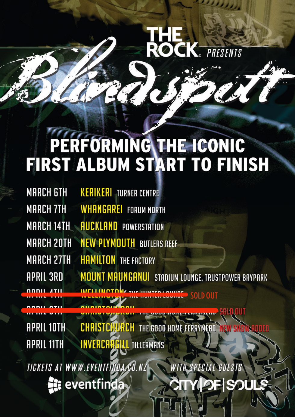 Blindspott have announced a tour and 2 shows are already SOLD OUT