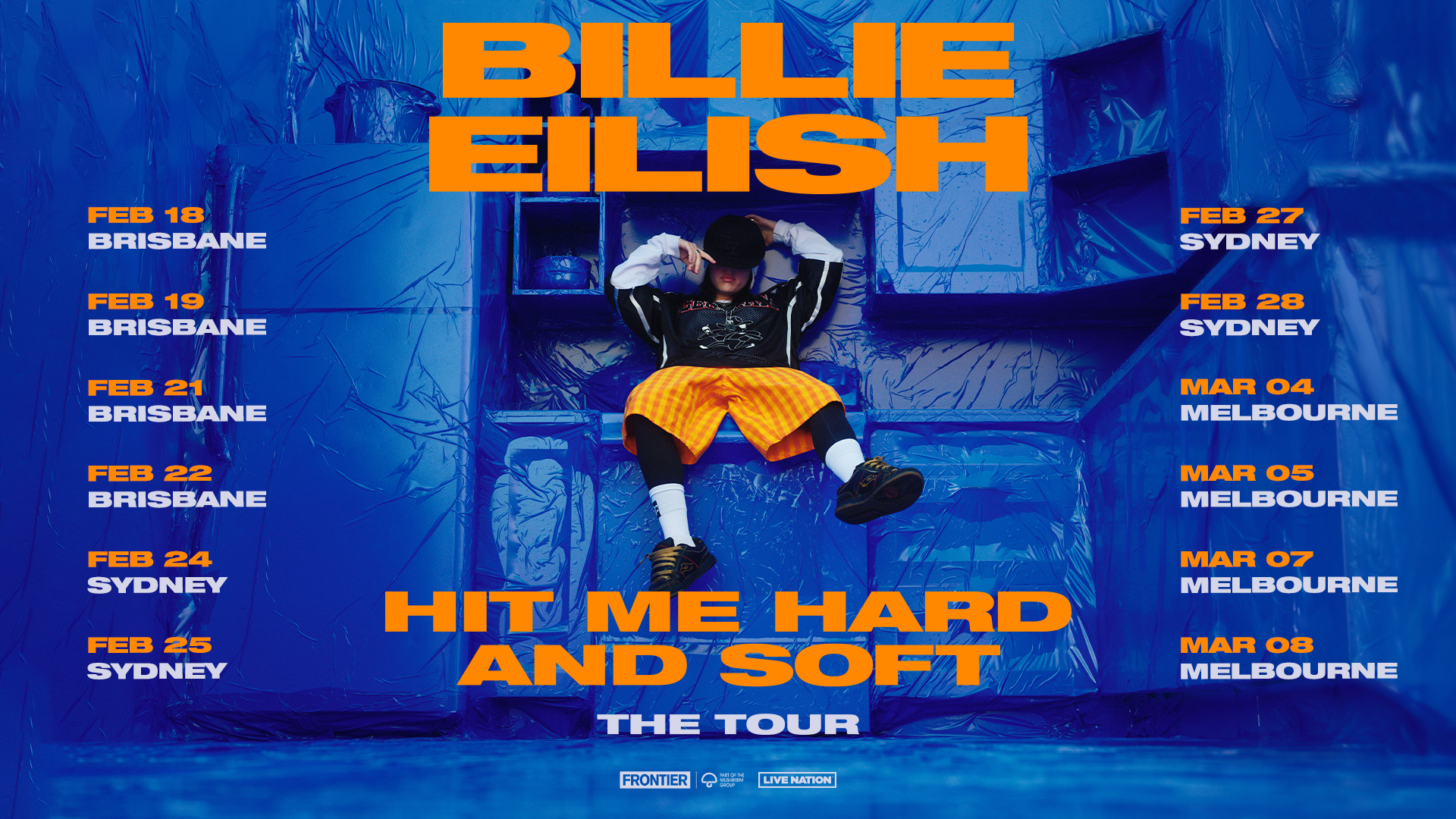 BILLIE EILISH ANNOUNCES ‘HIT ME HARD AND SOFT’ TOUR AUS DATES IN
